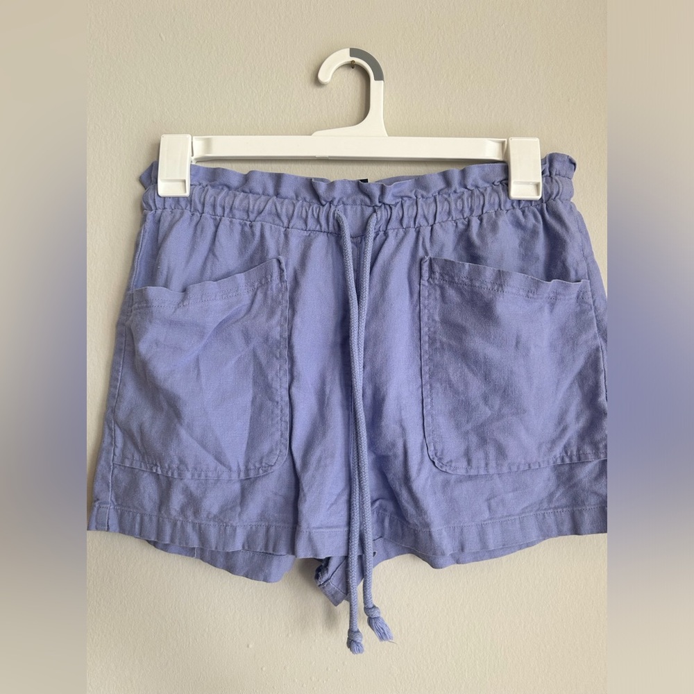 Lavender Drawstring Shorts